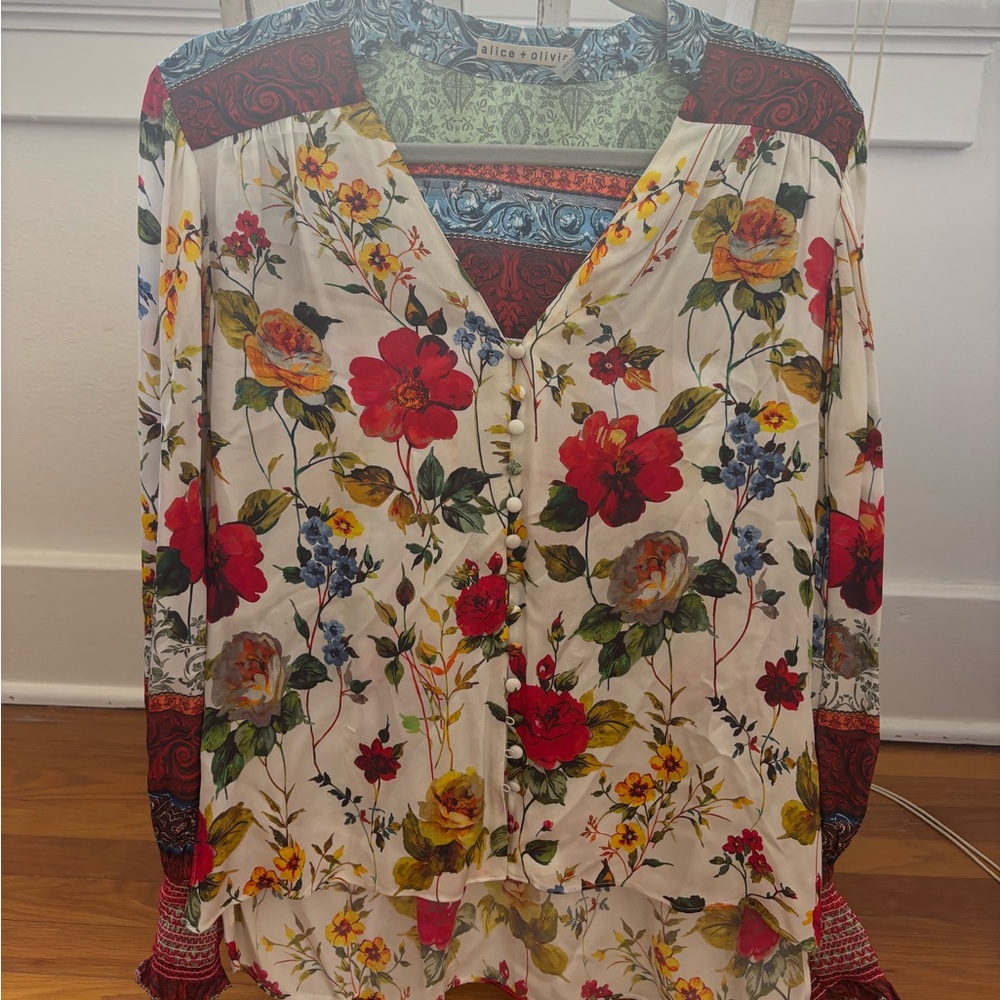 Alice + Olivia Floral Women's Top - Multicolor